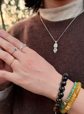 自家制作【天龙八部】金翅鸟金刚杵独家原创设计925纯银项链 朴蝉