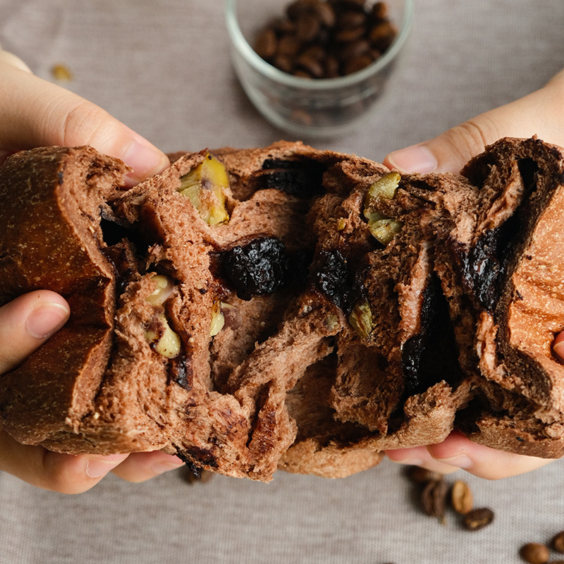 麦小辰 黑巧吐司牛奶面包早餐代营养饱腹零食低0手作休闲脂卡现做,淘宝优惠券,粉丝福利购,淘宝优惠卷