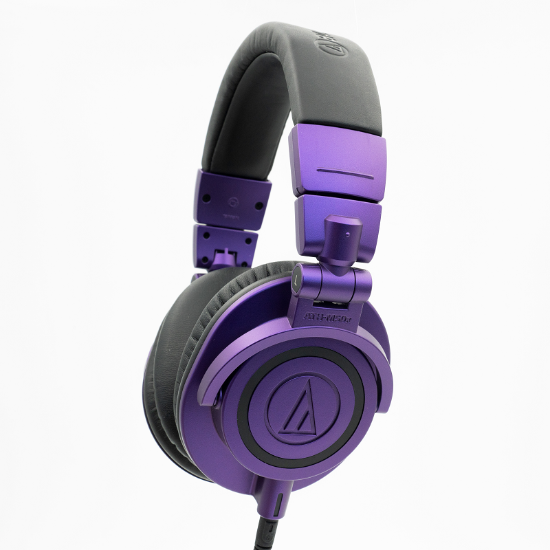 Audio Technica/铁三角 ATH-M50x专业头戴式监听耳机有线高保真-图1