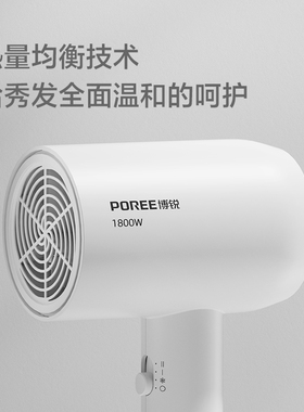小巧便捷恒温护发家用吹风博锐