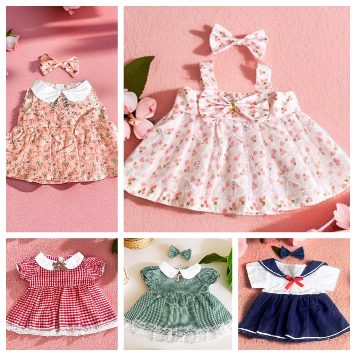 站姿全长40cm的玩偶衣服毛绒玩具娃衣大号连衣裙子蝴蝶结魔术贴,淘宝优惠券,粉丝福利购,淘宝优惠卷