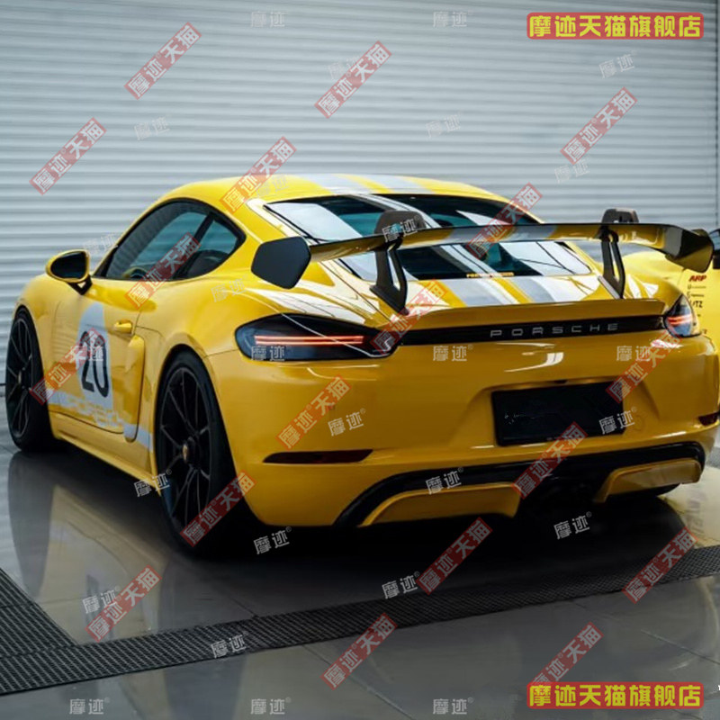 适用于保时捷718车贴拉花GT4RS车身改装侧裙贴纸卡曼机盖装饰贴画 - 图3