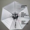Double layer rainproof, windproof and sunproof fishing head umbrella hat