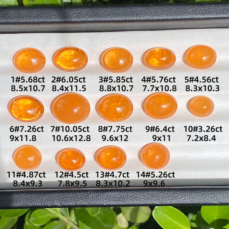 天然芬达石裸石 石榴石蛋面橙色宝石椭圆形芬达汽水大颗粒宝石,淘宝优惠券,粉丝福利购,淘宝优惠卷