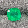 Natural emerald loose stone vivid green gemstone