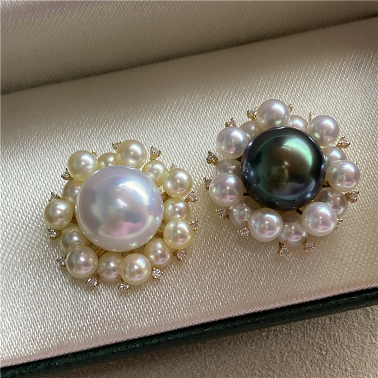 新品晨艺定制珠宝 珍珠 耳环 吊坠耳钉裸珠直播大溪地18K颈饰,淘宝优惠券,粉丝福利购,淘宝优惠卷