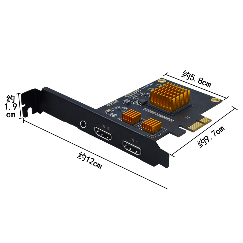 创视之星2路hdmi/sdi视频采集卡pcie内置双路多机位多平台直播OBS-图3