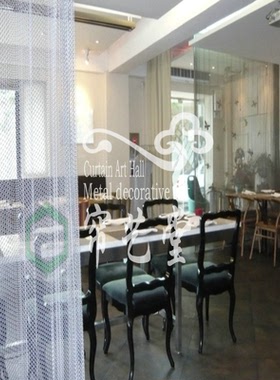 金属装饰网帘金属金属布艺术隔断仿古装饰隔断金属吊顶环网窗帘