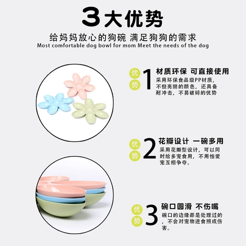 Кошачья чаша чаша переходная кошка питает чаши с лепедной миской Kitter Anti -Fell Rice Bowl Dog Bow