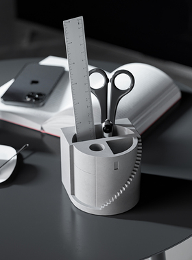 简约现代风水泥微型建筑客厅桌面