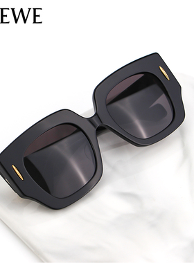新款板材方框徽标墨镜LOEWE复古