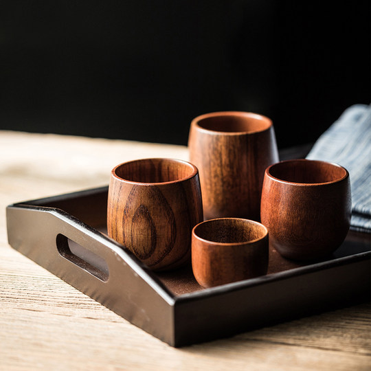 Japanese jujube wood cup handy cup tea cup
