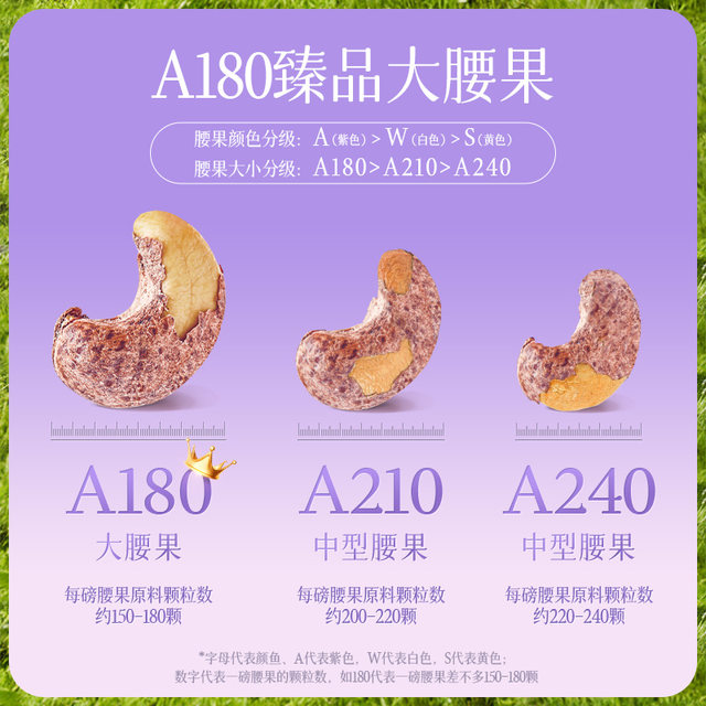 Qia Qia canned purple cashew nuts 500g