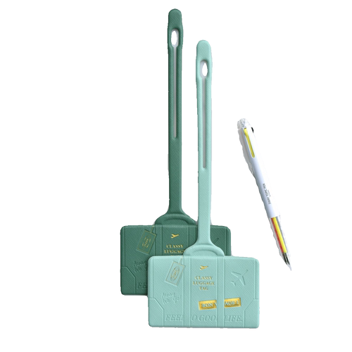 韩国正品Plepic 旅行包皮质行李牌名片牌标记牌吊牌Luggage Tag - 图3