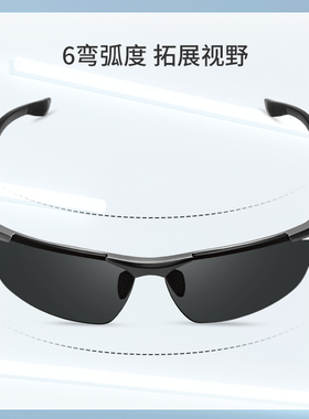 海伦凯勒户外高清偏光墨镜男