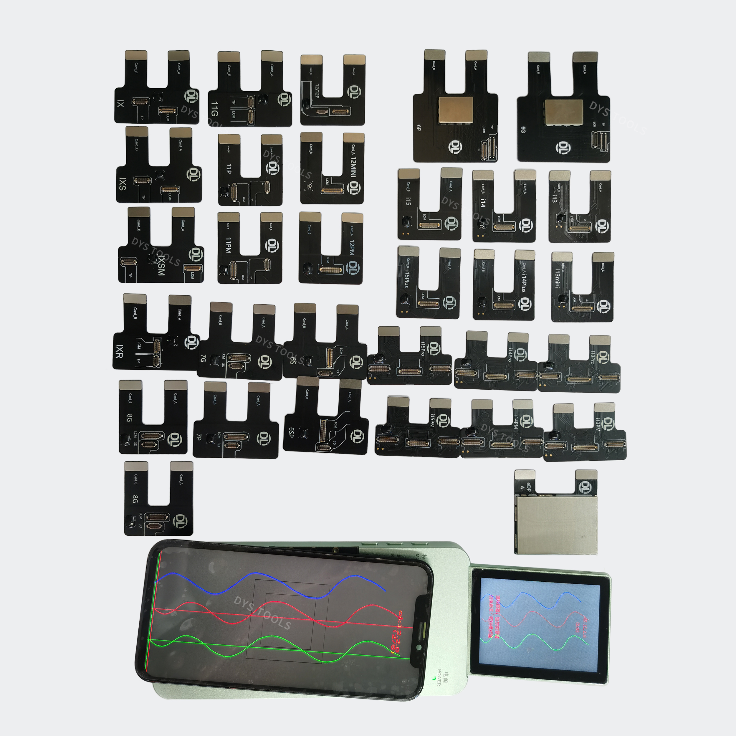 点亮DL400PRO手机屏幕测试盒测试架 OPPO系列测显示画面触摸划线 - 图3