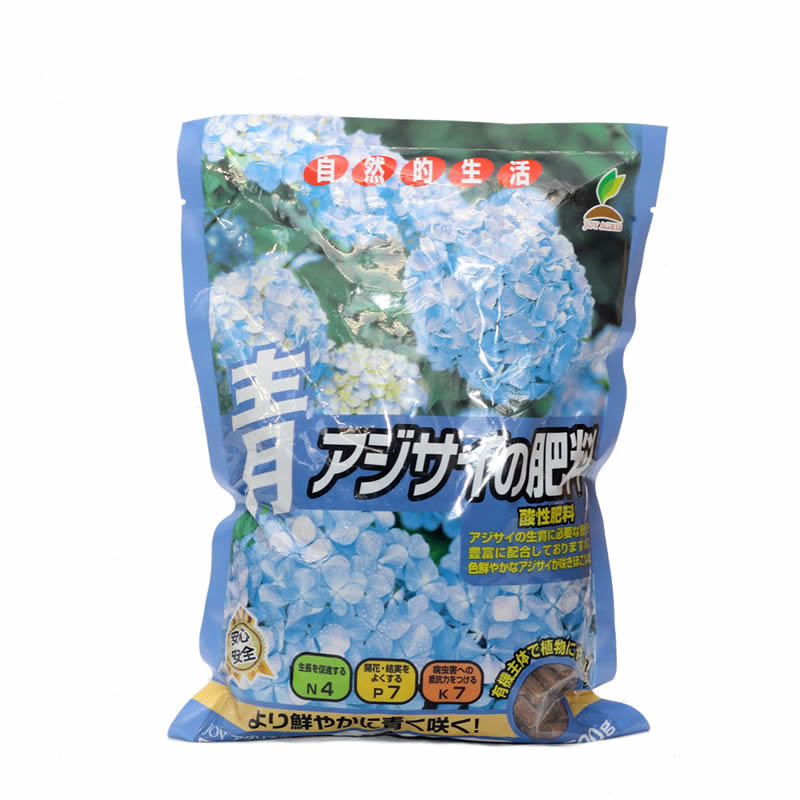 日本进口绣球花专用调色肥料开蓝花无尽夏调蓝剂有机肥紫阳八仙花-图3