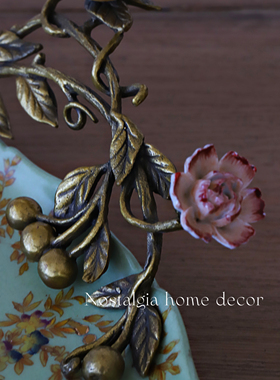 从今往后HomeDecor-CFHX33-鸟恋花装饰果盘