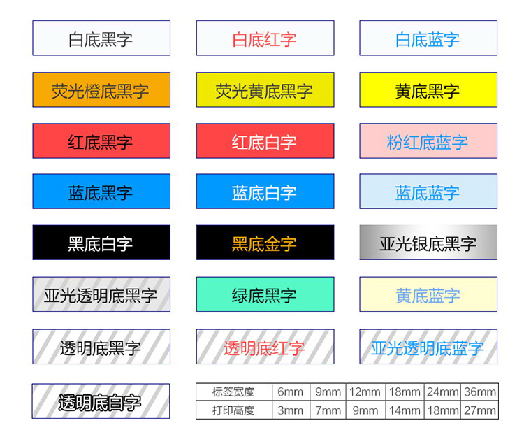 锦宫标签机色带sc24rw国产sr550c爱普生lw-700打印纸24mm红底黑字 - 图2