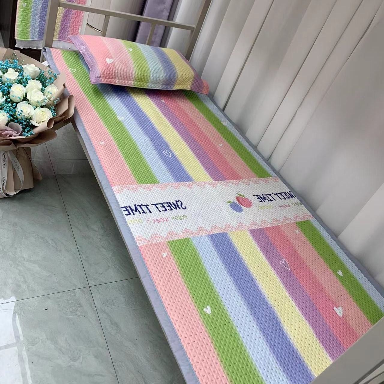 四季通用布面床盖加厚床单卡通学生床沙发垫三层夹棉床单子可机洗,淘宝优惠券,粉丝福利购,淘宝优惠卷