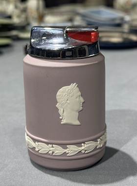 威基伍德Wedgwood希腊神话韦奇伍德罕见色首饰盒花瓶中古香芋色