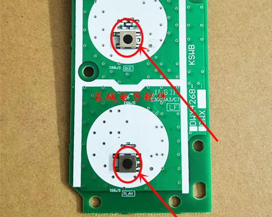 原装先锋CDJ3000打碟播放暂停总成主板按键触点波动开关XDJXZ按钮 - 图1