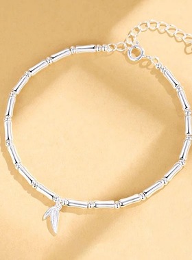 925纯银新中式竹节轻奢小众手链