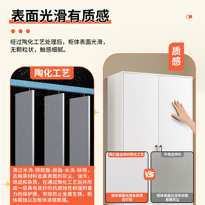 一体阳台柜家用钢制靠墙大容量置物柜多层铁皮防水防晒无醛储物柜,淘宝优惠券,粉丝福利购,淘宝优惠卷