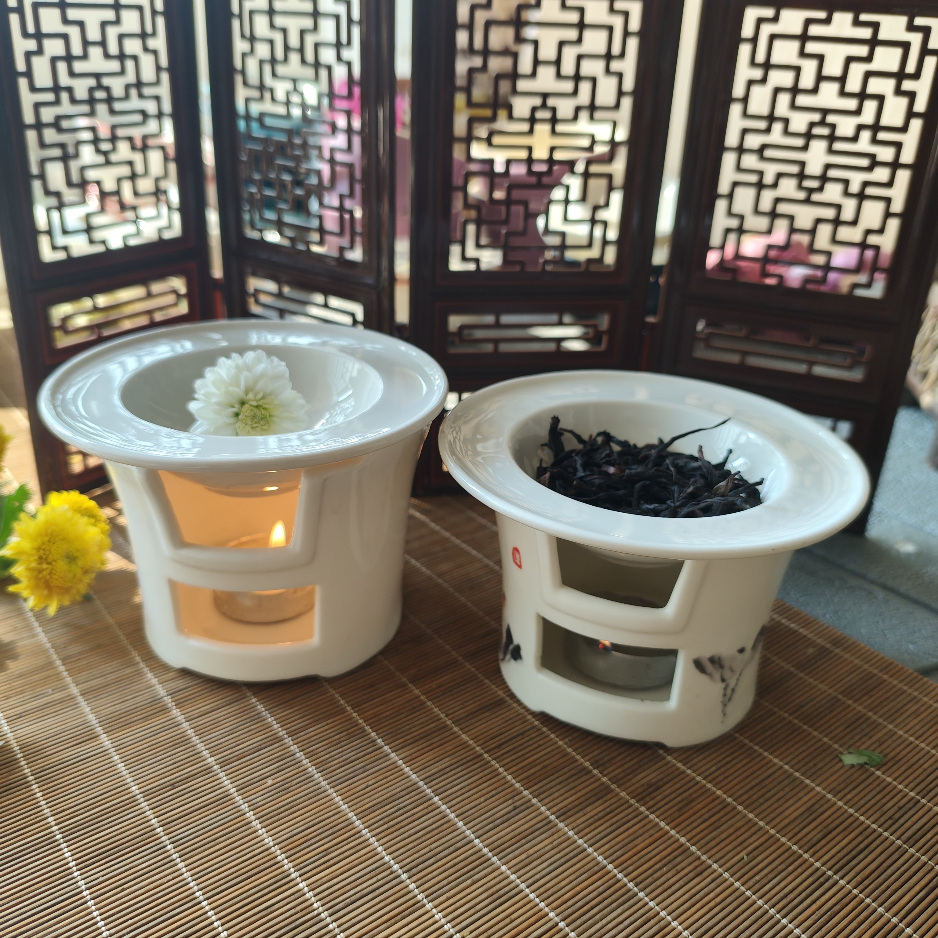 白瓷烤茶炉日式陶瓷茶叶提香器焙茶醒茶器烘茶炒茶器温茶器香薰炉,淘宝优惠券,粉丝福利购,淘宝优惠卷