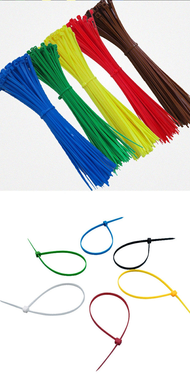 大号10*300彩色尼龙扎带塑料自锁式蓝红绿黄固定绑带卡扣打包线,淘宝优惠券,粉丝福利购,淘宝优惠卷