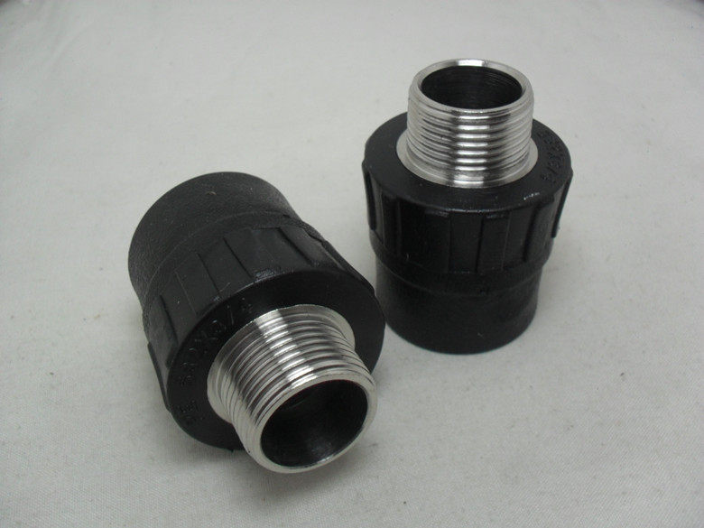 pe管外丝直接 外牙直接 pe管材配件Ф20 Ф25 Ф32 Ф40Ф50Ф110