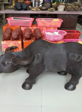 摆件生肖特大风水八卦紫砂雕塑