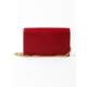Purchasing Gucci Gucci women's clutch bag with built-in zipper, can be worn cross-body, lightweight storage, daily carry red