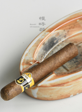 大口径双烟槽创意雪茄烟灰缸烟具
