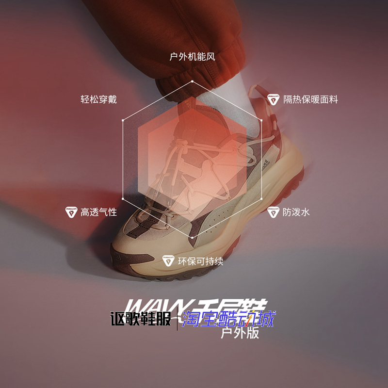 阿迪达斯Maxxwavy男女新款保暖轻便厚底耐磨老爹运动休闲鞋IF6479 - 图0