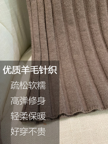 流金岁月朱锁锁倪妮同款毛衣女秋polo领翻领打底衫内搭针织衫上衣 - 图0