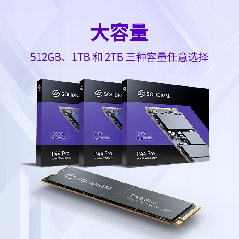 Solidigm P44PRO 2TB英特尔海力士PCIe4.0 SSD固态硬盘M.2笔记本 - 图1