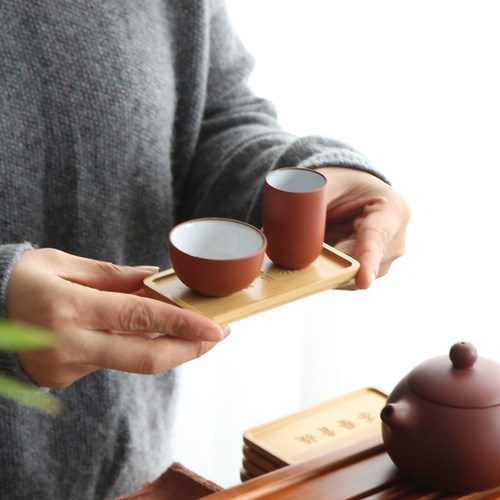 新国标茶艺器具乌龙茶教学茶具培训套组青茶铁观音双杯泡法便携包 - 图2