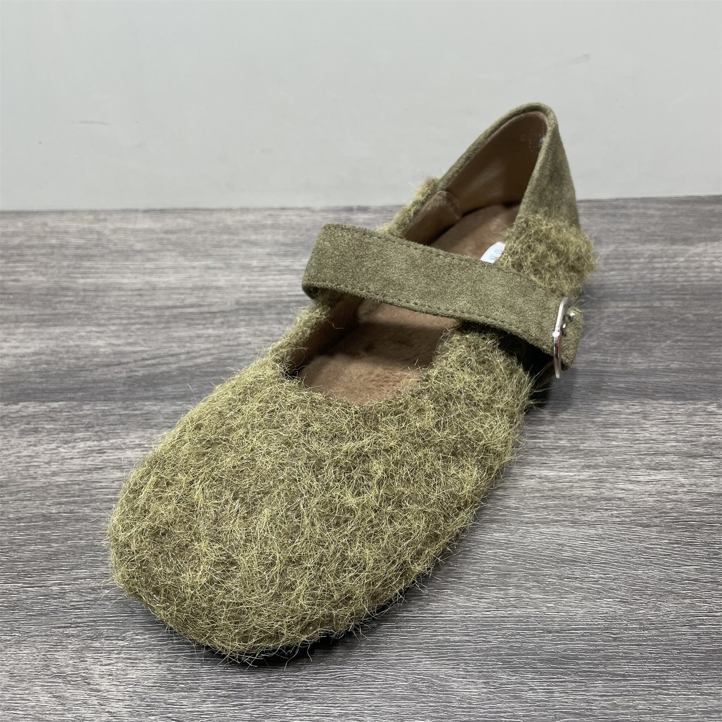 断码处理加绒玛丽珍一字带毛毛鞋外穿单鞋女冬季新款保暖平底棉鞋,淘宝优惠券,粉丝福利购,淘宝优惠卷