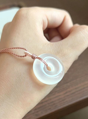 新中式平安扣手工编织项链