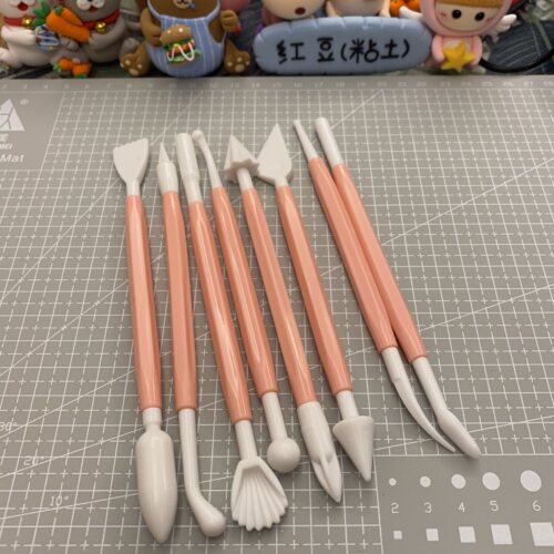 【红豆粘土】超轻粘土工具8件套套装纸黏土软陶泥模具手工DIY配件 - 图2