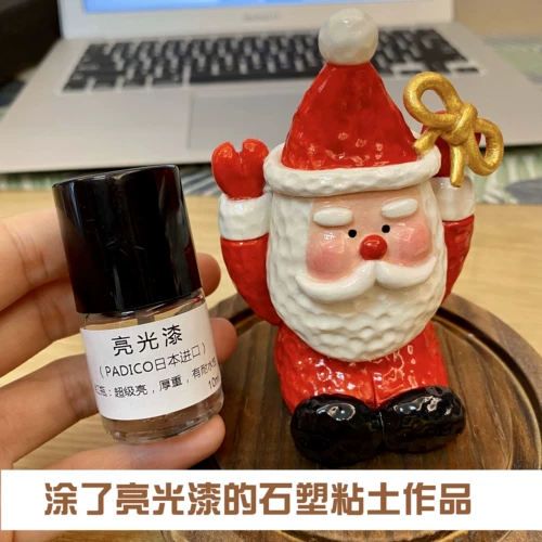 Патигер яркий лак -каменный камень пластиковая глиня