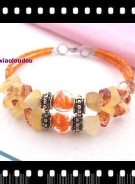 三层夜光琉璃手镯