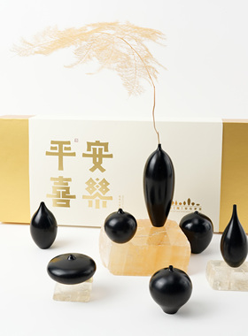 平安小花瓶在外木艺木送礼佳品