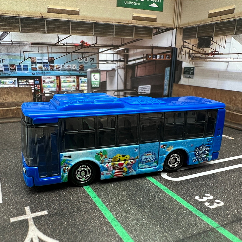 TOMY多美卡合金车109号海洋公园巧虎穿梭巴士儿童玩具小汽车模型 - 图3