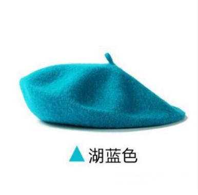 Men Women Unisex Breathable Pure Wool Beret Hats Caps Specia - 图1