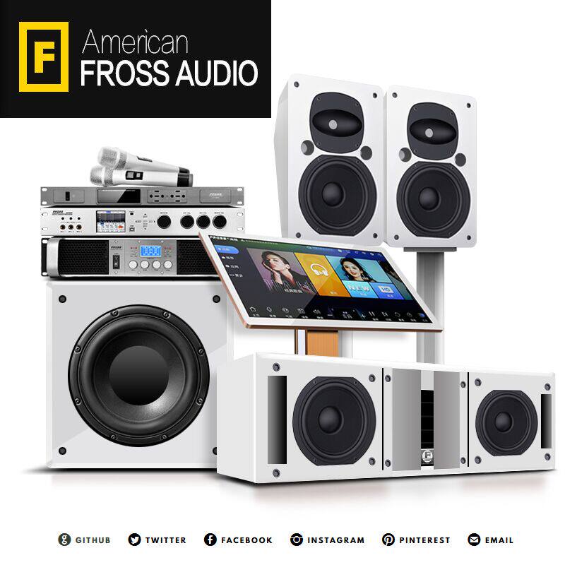 fross /沸斯s5家庭ktv套装话筒 沸斯KTV/卡拉OK音箱