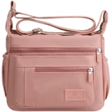 Сумка через плечо, брезент с молнией, сумка на одно плечо, коллекция 2023, ткань оксфорд