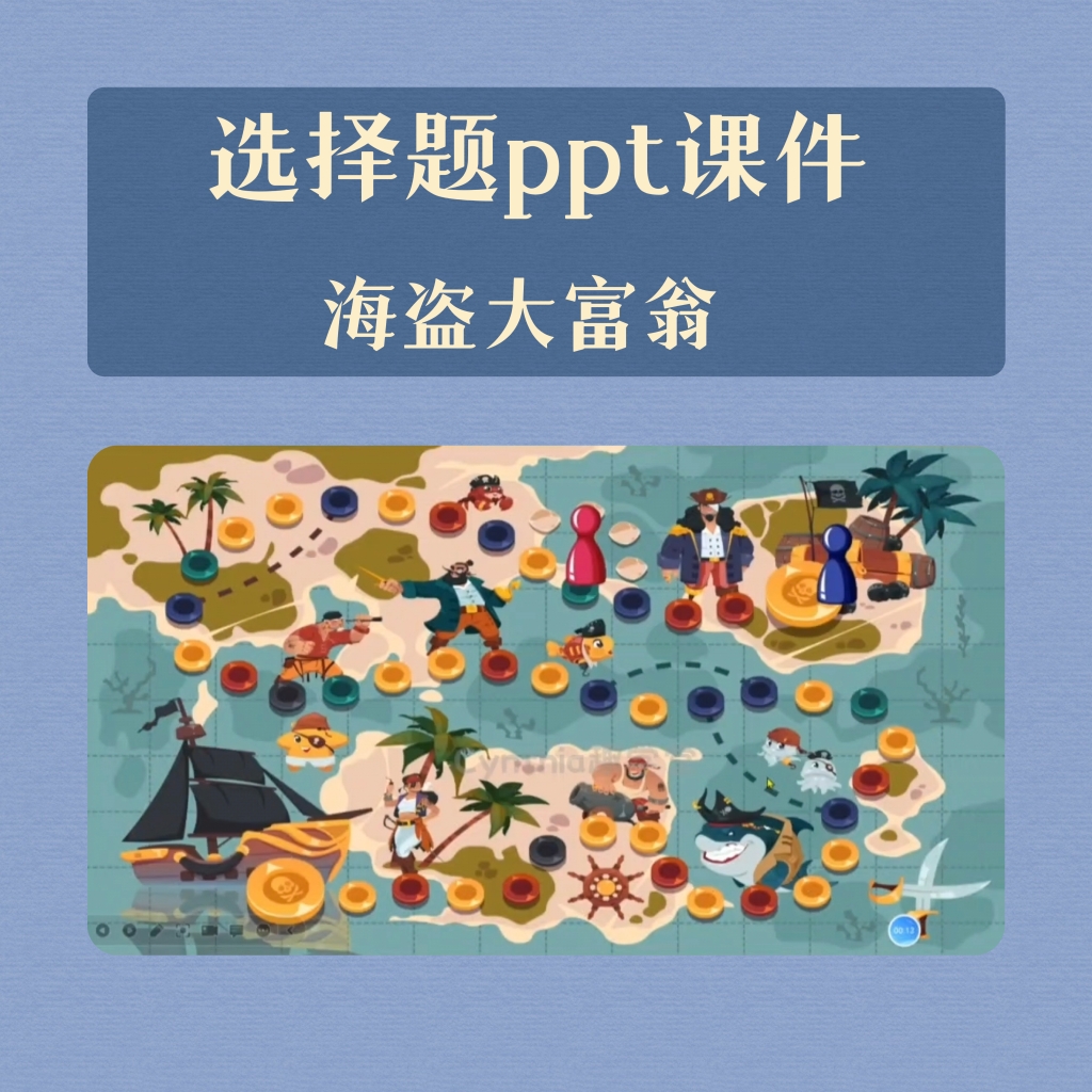 Cynthia趣学堂原创趣味性ppt游戏课件选择题练习大富翁期末复习 - 图2