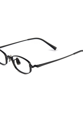 复古小框椭圆金属近视眼镜架